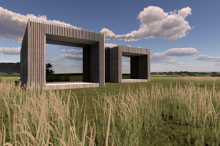 A scenic landscape of Orkney in the Scottish Highlands