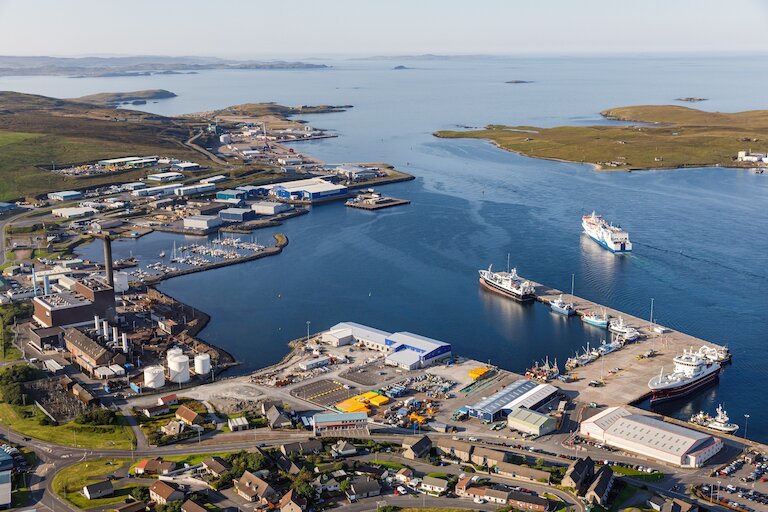 Streamline Shipping in Lerwick, supporting pallet and freight distribution across Scotland
